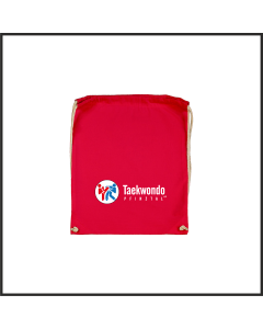 Stoffbeutel "Taekwondo Pfinztal" Männchen, rot