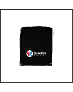 Stoffbeutel "Taekwondo Pfinztal" Männchen, schwarz